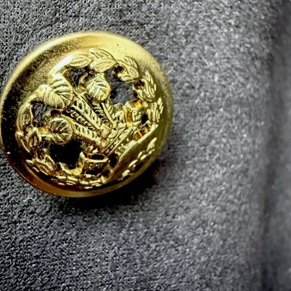 IMAN Global Chic Faux Suede Blazer Plus Size 2X Double Breasted Jacket NWOT - Picture 9 of 10